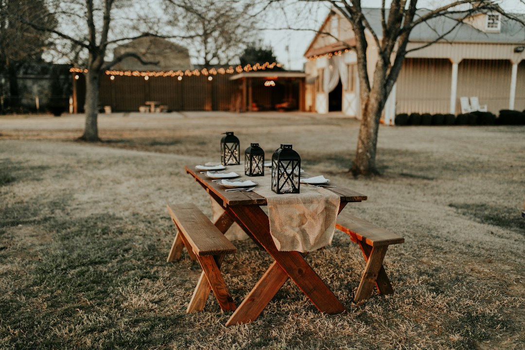 outdoor table gathering
